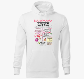 Babica pulover s kapuco