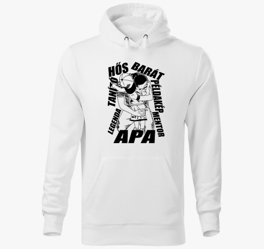 Oče pulover s kapuco