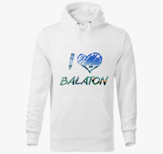 I love Balaton pulover s kapuc...