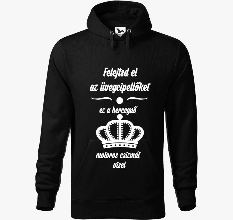 Felejtsd el ez motoros visel pulover s kapuco