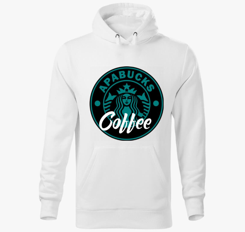 Oče Bucks coffee pulover s kapuco