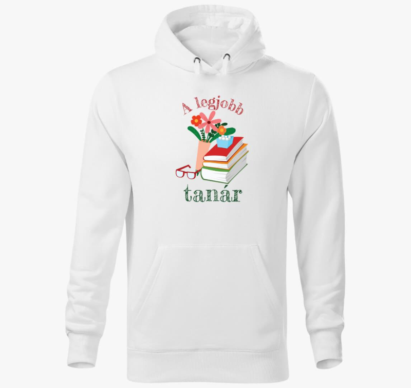 legjobb učitelj pulover s kapuco