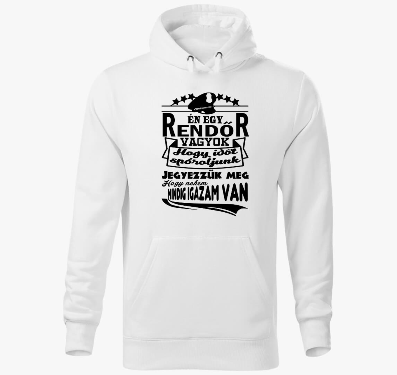 sem igazam je pulover s kapuco