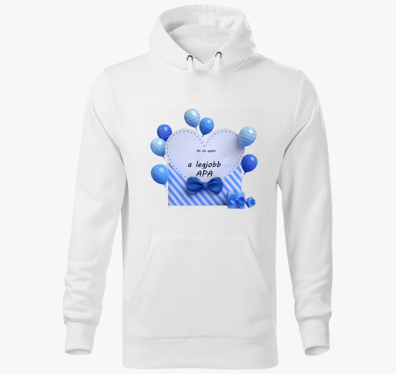 legjobb oče pulover s kapuco