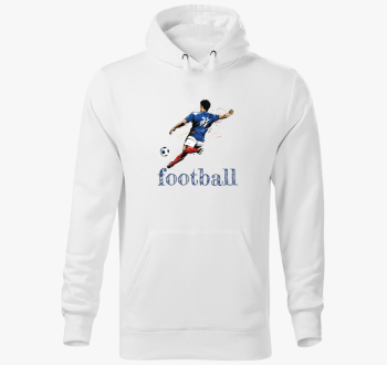 Football pulover s kapuco
