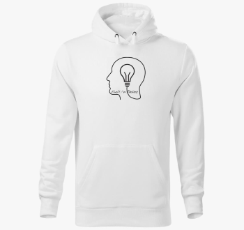 Gondolkodom pulover s kapuco