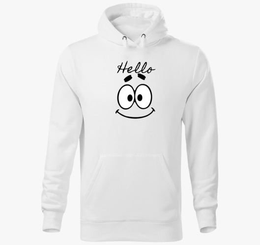 Hello pulover s kapuco