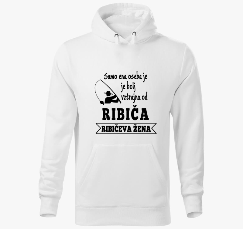 ribič pulover s kapuco