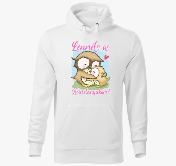 bagoly pulover s kapuco