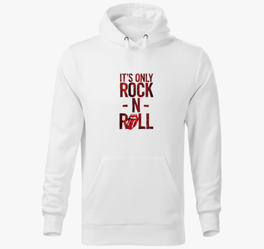 Rock and Roll pulover s kapuco