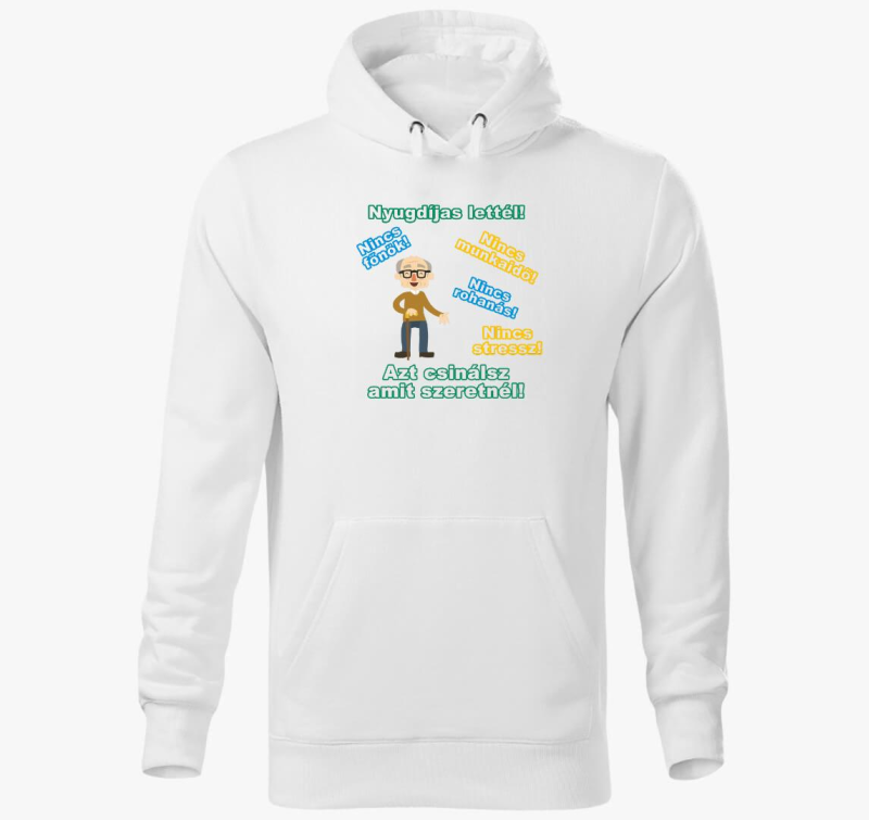 Upokojeni pulover s kapuco uraknak