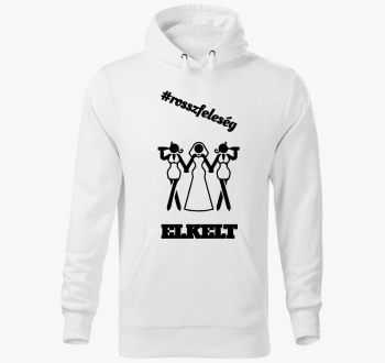 Rossz - pulover s kapuco