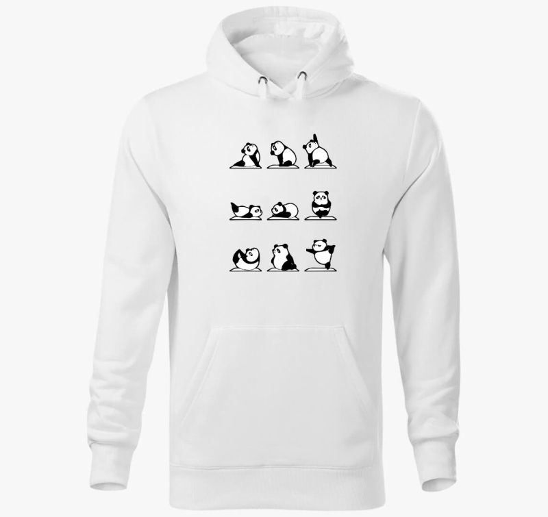 panda pulover s kapuco