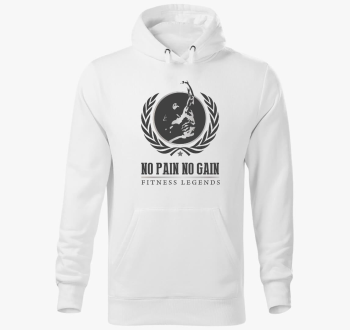No pain no gain v2 pulover s kapuco