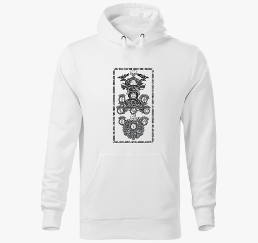 Viking Istenek pulover s kapuc...