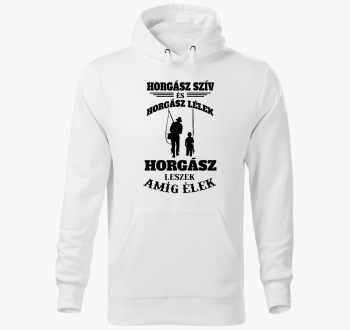 Ribič in ribič pulover s kapuco