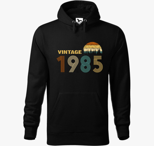 Vintage pulover s kapuco