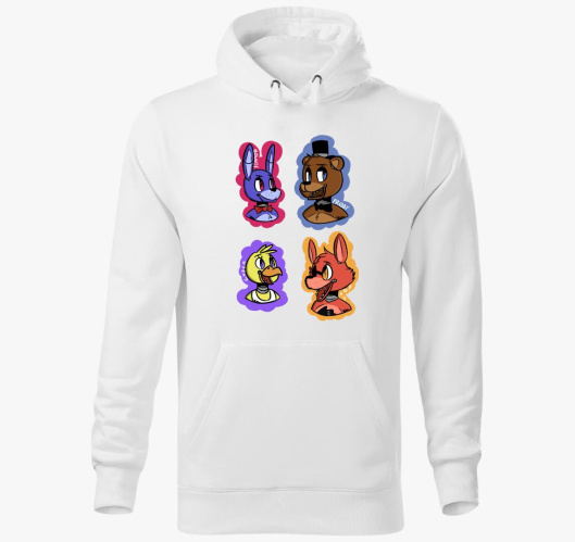 FNAF karakterek art pulover s ...