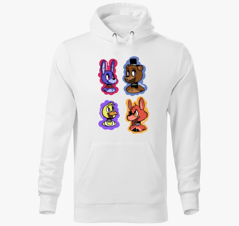 FNAF karakterek art pulover s kapuco