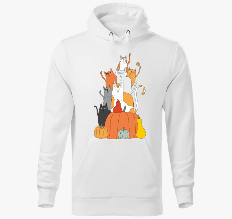 macskahalom - pulover s kapuco