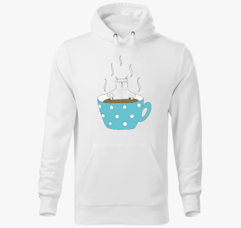 macska - pulover s kapuco