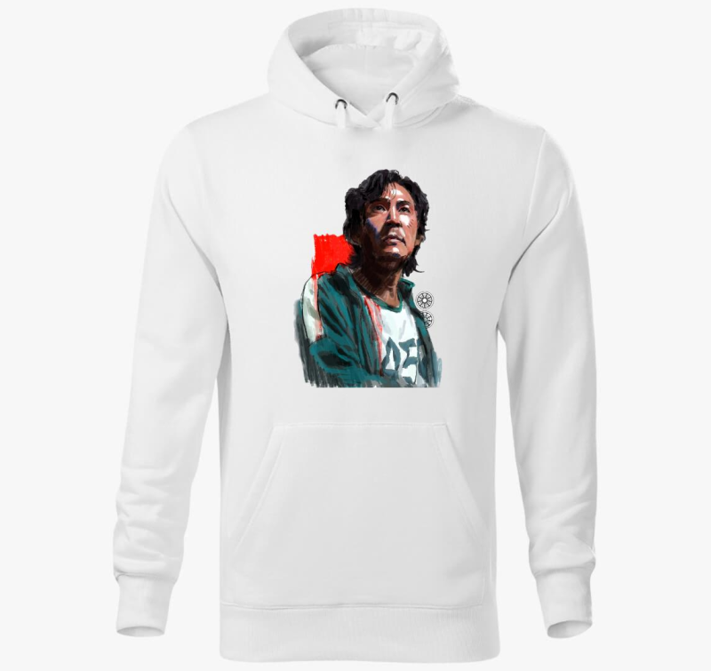 Squid Game - Seong Gi-hun art pulover s kapuco