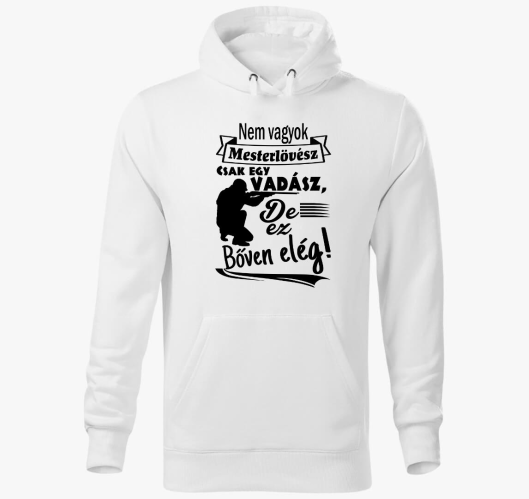 Ne sem lovec pulover s kapuco