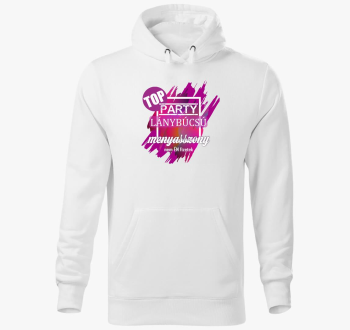 TOP Menyasszony pulover s kapuco