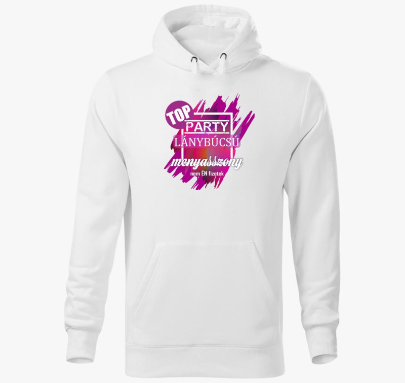 TOP Menyasszony pulover s kapuco