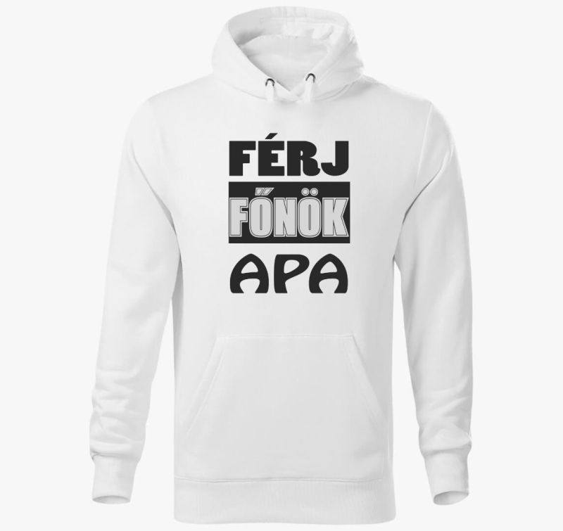 oče pulover s kapuco