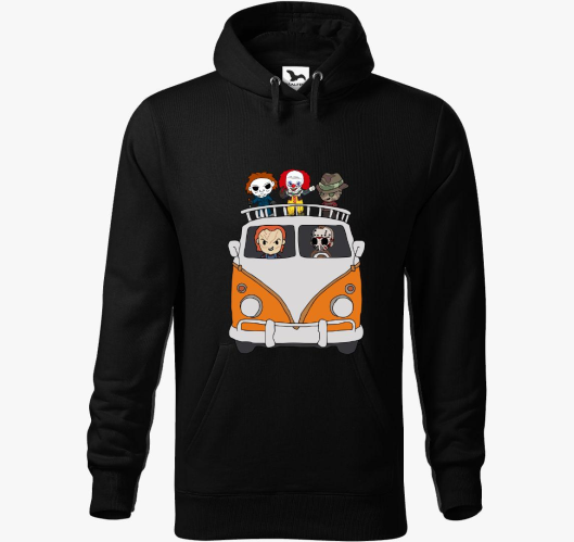 Halloweeni karakterek pulover ...