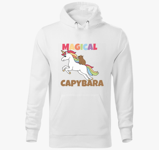 kapibara pulover s kapuco