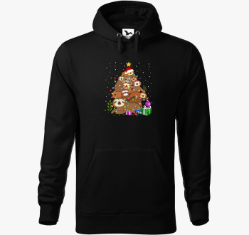 Lusta pulover s kapu