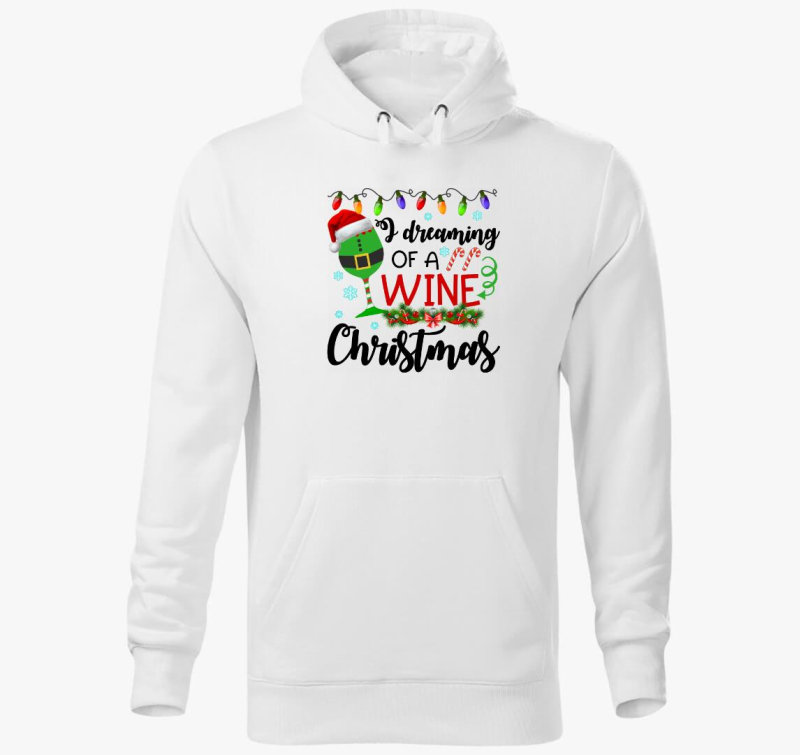 Bela smešno pulover s kapuco