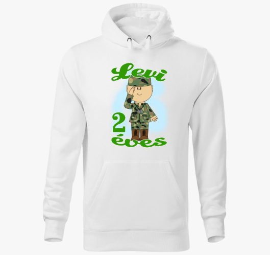 Katona gyerek pulover s kapuco