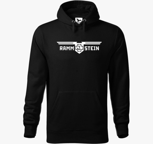 Rammstein logo pulover s kapuc...