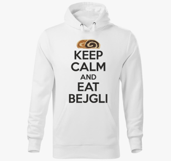 Keep calm and eat bejgli pulover s kapuco