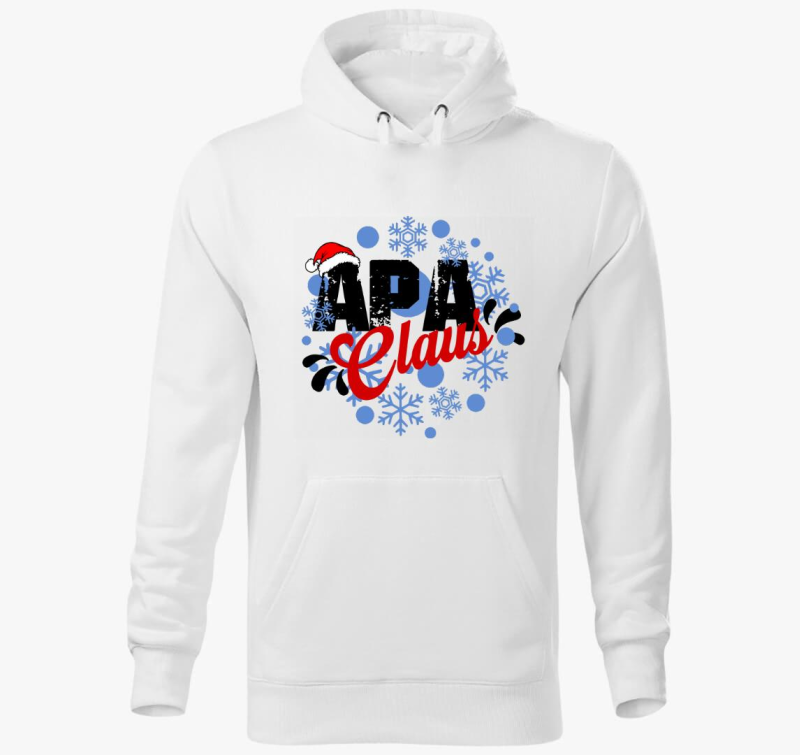 Oče Claus pulover s kapuco