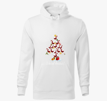 Boldog boros poharas pulover s kapuco