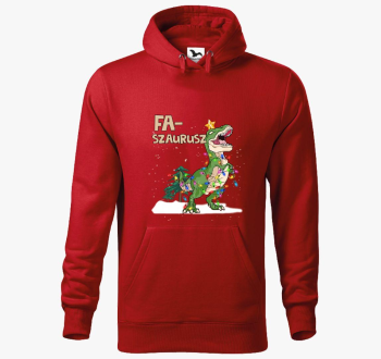 Fa-szaurusz pulover s kapuco