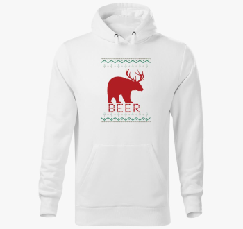 BEER pulover s kapuco