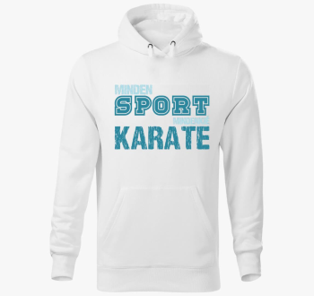 Vsak sport karate pulover s kapuco