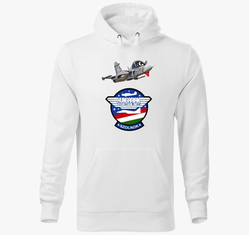 Hungarian Aviation Art Patch Gripen pulover s kapuco