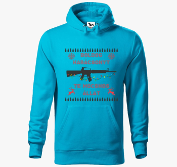 Boldog te mocskos pulover s kapuco