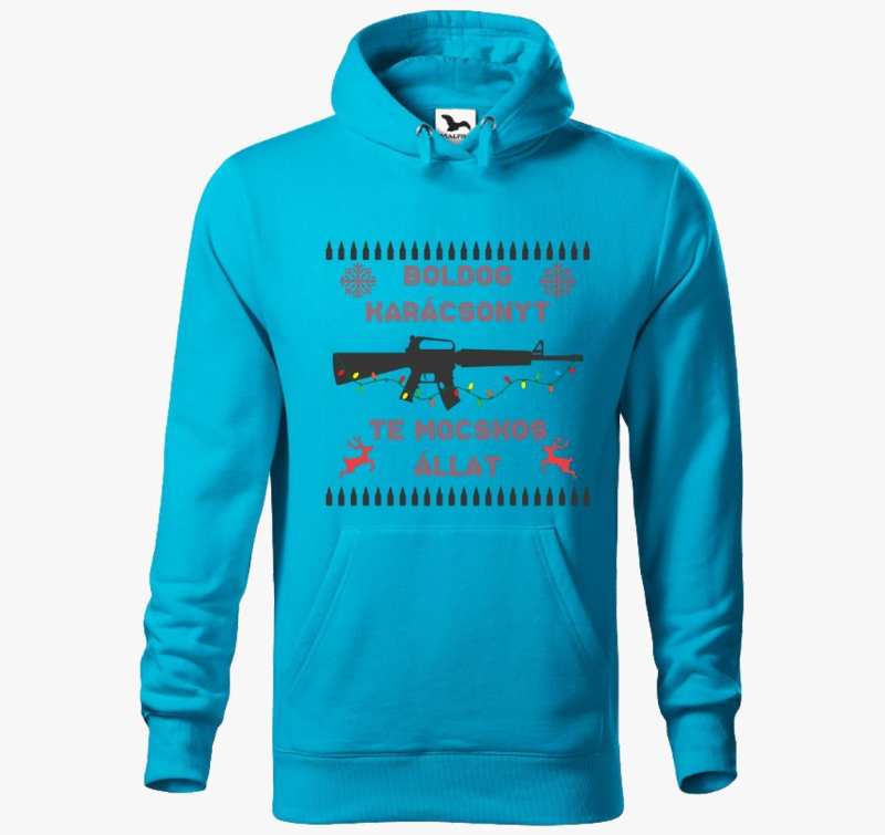 Boldog te mocskos pulover s kapuco