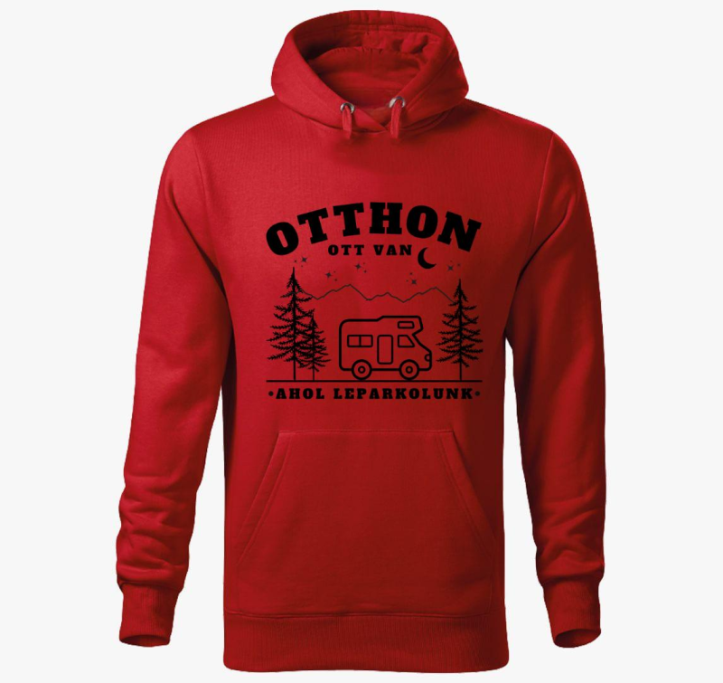 otthon ott je, ahol leparkolunk - magyar felirat - pulover s kapuco