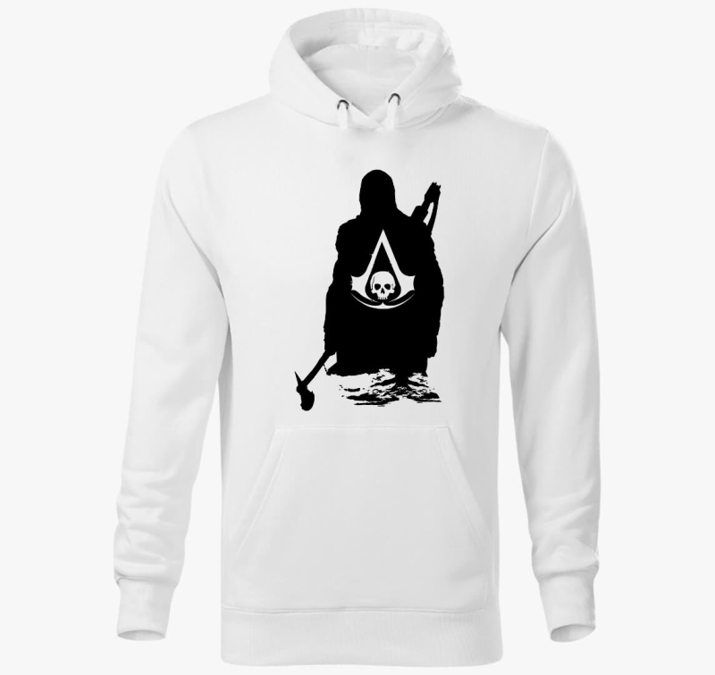 Assassins Creed sziluett pulover s kapuco