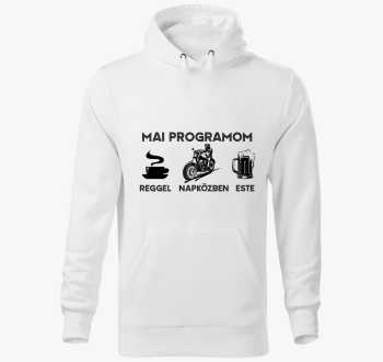 Napirend mai programom pulover s kapuco