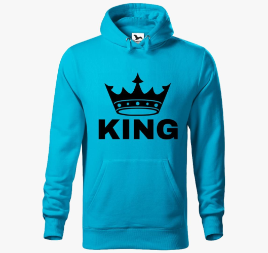 pulover s kapuco - king