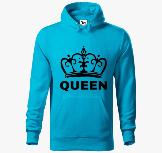 pulover s kapuco - Queen